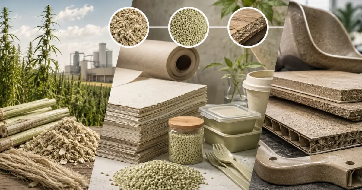Hemp Paper, Bioplastics, and Composites: The Industrial Material Revolution Most People Are Missing